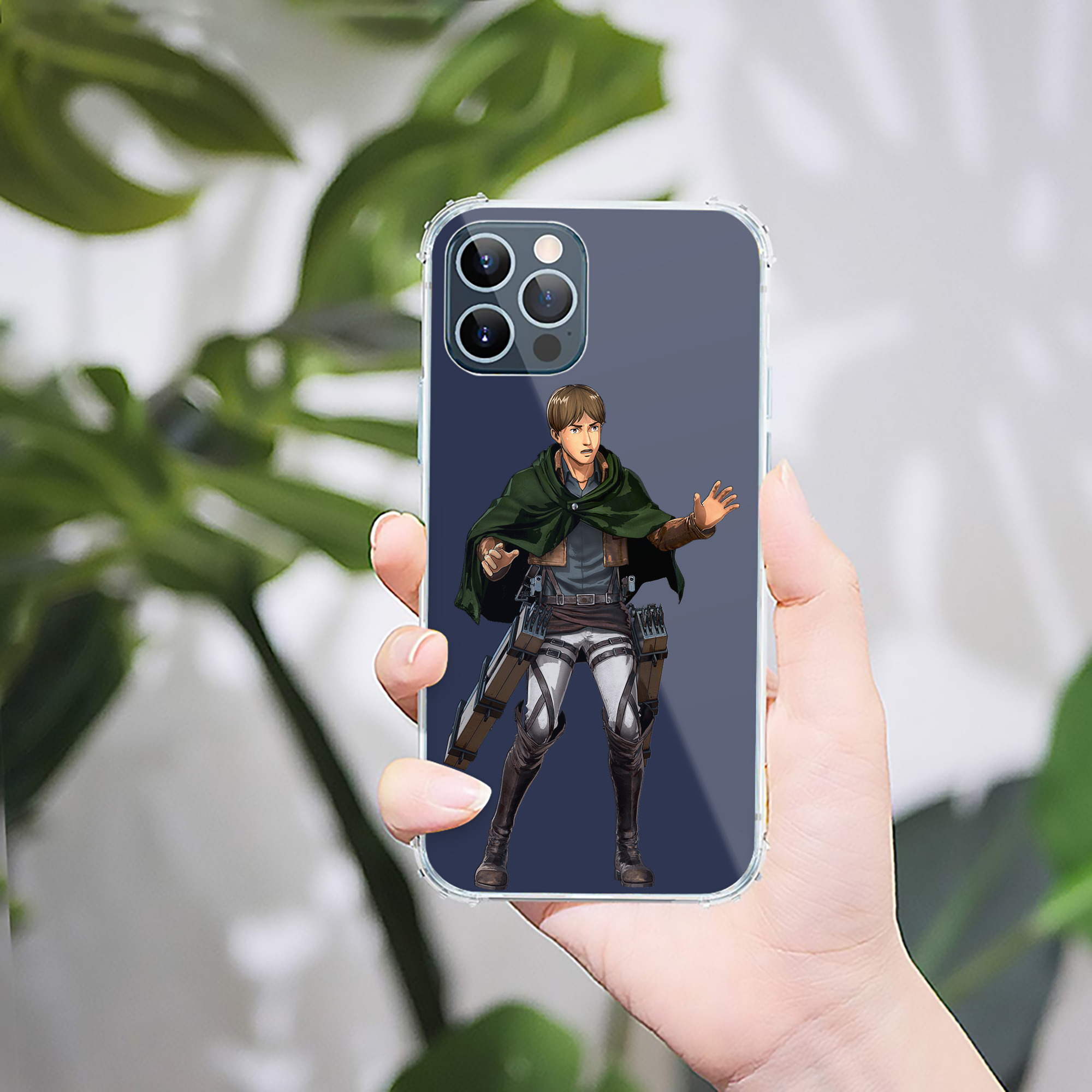 （画像用） 進撃の巨人 Attack on Titan 【iPhone 12シリーズ対応】透明スマホケース（クリアソフトケース）